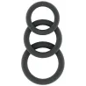 Sono Lot de 3 cockrings Silicone Sono n°25 Gris